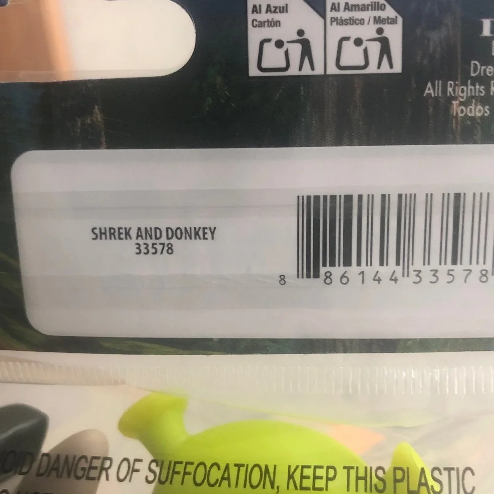 DreamWorks Shrek Rubber Duck Duo - Green and Gray